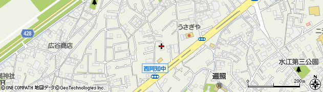 岡山県倉敷市西阿知町周辺の地図