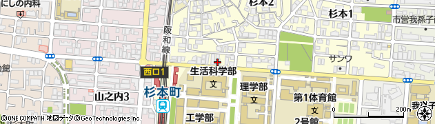 ＪＡ大阪市住吉周辺の地図
