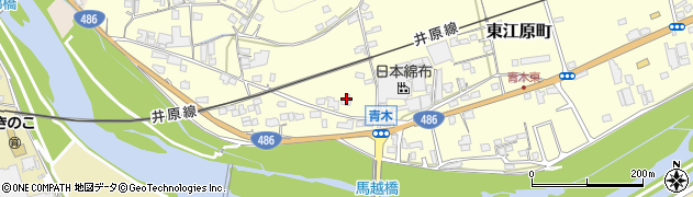 岡山県井原市東江原町1077周辺の地図