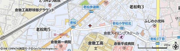 ダイヤクリーニング株式会社　老松店周辺の地図