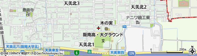 大阪府松原市天美北3丁目10周辺の地図