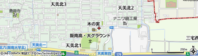 大阪府松原市天美北1丁目426周辺の地図