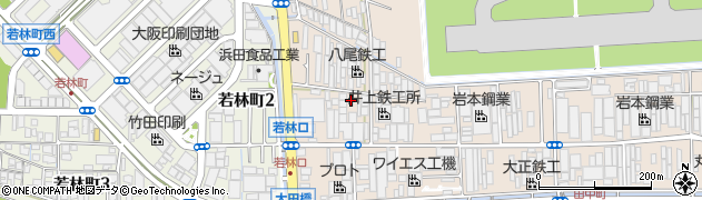 有限会社岩崎木工周辺の地図