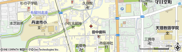 奈良県天理市丹波市町周辺の地図