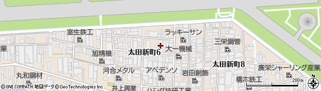 株式会社倉津鋲螺製作所　八尾工場周辺の地図