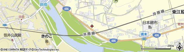 岡山県井原市東江原町86周辺の地図