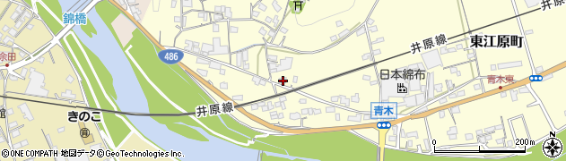 岡山県井原市東江原町1106周辺の地図