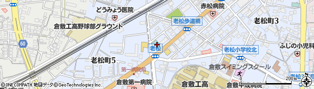 ホテル１－２－３倉敷周辺の地図