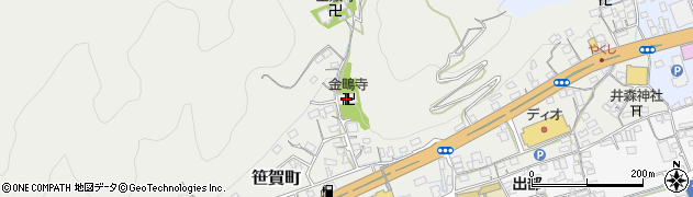 金鴫寺周辺の地図