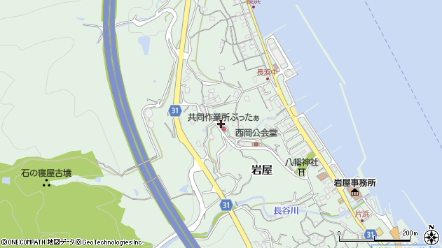 〒656-2401 兵庫県淡路市岩屋の地図