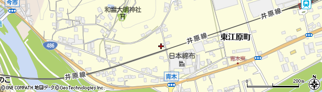 岡山県井原市東江原町1087周辺の地図