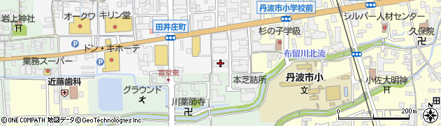 天理教阪東大教会信者詰所周辺の地図
