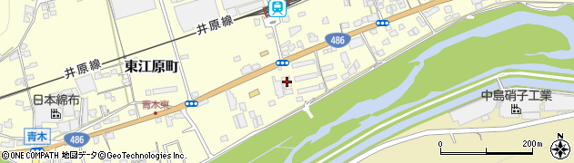 岡山県井原市東江原町293周辺の地図