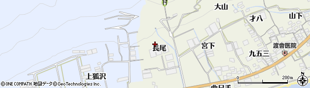 愛知県田原市越戸町長尾周辺の地図