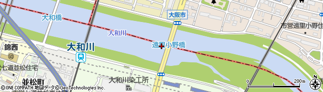 遠里小野橋周辺の地図