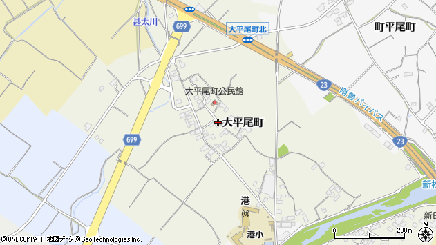 〒515-0804 三重県松阪市大平尾町の地図