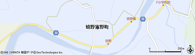 三重県松阪市嬉野宮野町周辺の地図