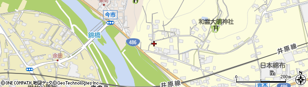 岡山県井原市東江原町1133周辺の地図