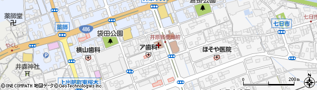 井原郵便局周辺の地図