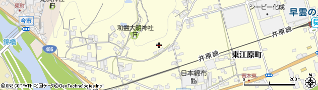 岡山県井原市東江原町1347周辺の地図