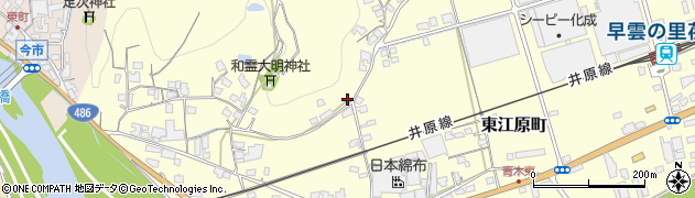岡山県井原市東江原町1349周辺の地図