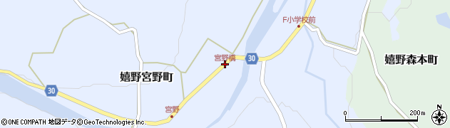 宮野橋周辺の地図