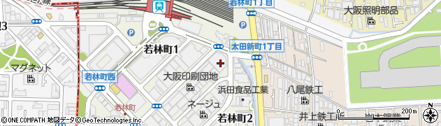大阪印刷団地協同組合周辺の地図