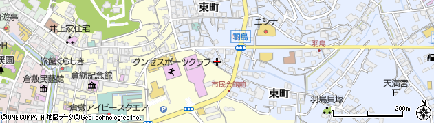 岡山県倉敷市東町3周辺の地図
