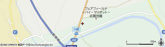 HIROSHIMA BBQ TERRACE 道の駅 世羅周辺の地図