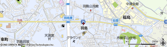 水島信用金庫羽島支店周辺の地図