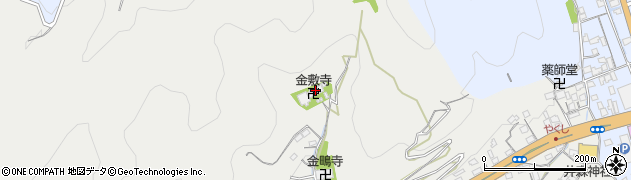 金敷寺周辺の地図