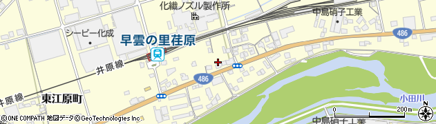 岡山県井原市東江原町893周辺の地図
