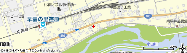 岡山県井原市東江原町342周辺の地図