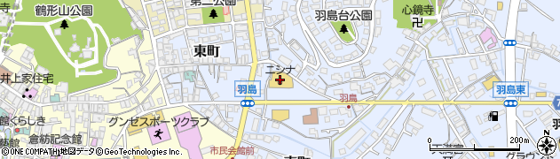 ニシナフードバスケット羽島店周辺の地図