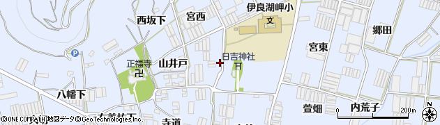 愛知県田原市小塩津町宮西周辺の地図