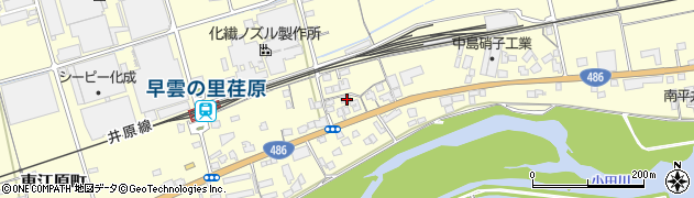 岡山県井原市東江原町805周辺の地図