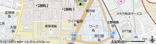 小川電機株式会社　八尾営業所周辺の地図
