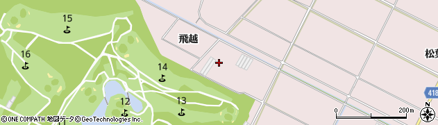 愛知県田原市伊良湖町（飛越）周辺の地図