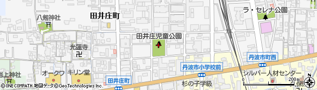 田井庄街区公園周辺の地図