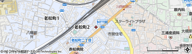 奈奈美容室周辺の地図