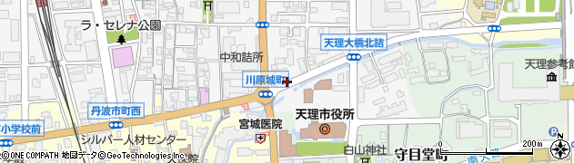 天理市役所周辺の地図