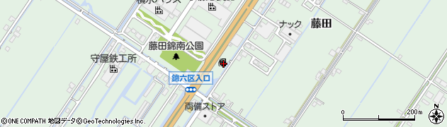 株式会社花山商会　藤田給油所周辺の地図