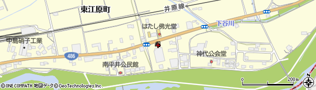 岡山県井原市東江原町457周辺の地図