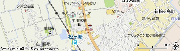 ジャパンレンタカー松阪店周辺の地図