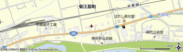 岡山県井原市東江原町587周辺の地図