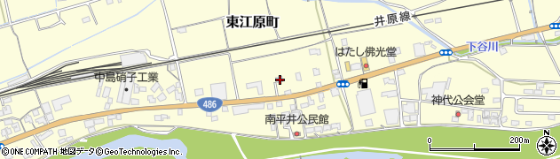 岡山県井原市東江原町584周辺の地図