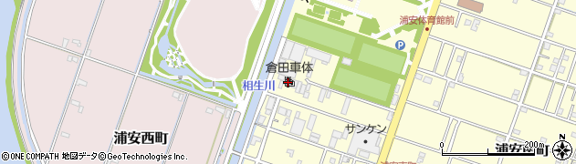 有限会社倉田車体　浦安工場周辺の地図