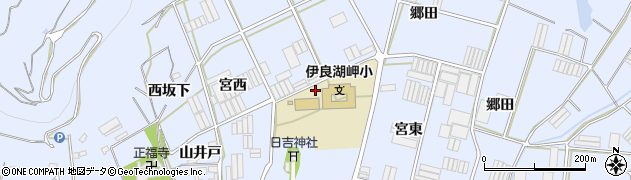 愛知県田原市小塩津町（宮構）周辺の地図