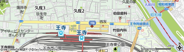 中信王寺支店周辺の地図
