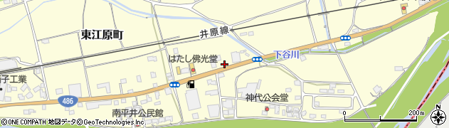 岡山県井原市東江原町496周辺の地図